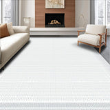 Elegant Gray and White Grids(Gray)
