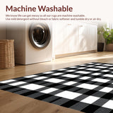 Elegant Black and White Checkerboard(Black)