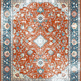 Modern Vintage Floral Design(Red)