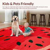 Playful Summer Fruit Motif(Red)