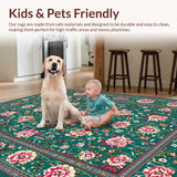 Exquisite Floral Lattice Craftsmanship(Green)