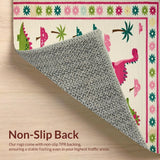 Dynamic Child Friendly Dino Illustrations(Pink)