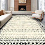 Lively Patterned Textile Statement(Beige)