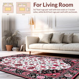 Vibrant Abstract Floral Elements(Black)