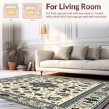 Beige Fusion Area Abstract Design(Beige)