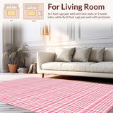 Rustic Chic Contrasting Squares(Pink)