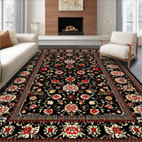 Vintage Floral Elegance in Black(Black)