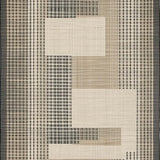 Sleek Transitional Geometric Arrangement(Beige)