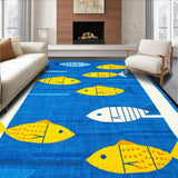 Fun and Colorful Marine Creature Print(Blue)