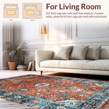 Intricate Medallion Rustic Charm(Red)