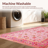 Stylish Distressed Medallion Style(Pink)