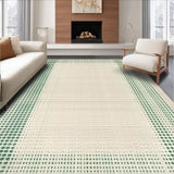 Beige & Green Geo Patio(Beige)