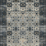 Ultra Soft Area Rug, Non Slip, Stain Resistant, Washable Area Rugs for Living Room, Bedroom, Luxurious Cosmic Textured Visuals(Gray)