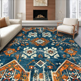 Elegant Retro Geometric Design(Blue)