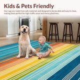 Eclectic Rainbow Geometric Fusion(Blue)