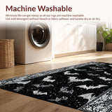 Spooky Monochrome Bat Design(Black)