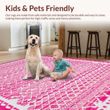 Charming Lighthearted Curvy Design(Pink)