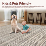 Inviting Natural Fibers Richly Crafted(Beige)