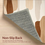 Beige Serenity Area Earthy Brown Accent Easy Care(Beige)