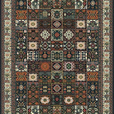 Contemporary Patchwork Color Splash(Black)