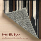Ultra Soft Area Rug, Non Slip, Stain Resistant, Washable Area Rugs for Living Room, Bedroom, Rustic Animal Print Chic Design(Brown)