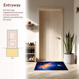 Engaging Celestial Body Artwork(Blue)