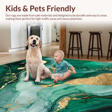 Contemporary Swirl Elegance(Green)