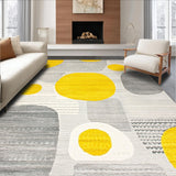 Ultra Soft Area Rug, Non Slip, Stain Resistant, Washable Area Rugs for Living Room, Bedroom, Joyful Bright Color Splash(Gray)