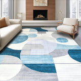 Ultra Soft Area Rug, Non Slip, Stain Resistant, Washable Area Rugs for Living Room, Bedroom, Vibrant Nursery Shaggy Appeal(Blue)
