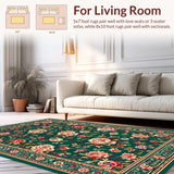 Botanical Medley in Moss Tones(Green)