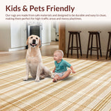 Contemporary Simple Trellis Print(Beige)