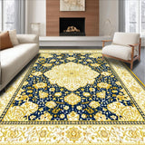 Ultra Soft Area Rug, Non Slip, Stain Resistant, Washable Area Rugs for Living Room, Bedroom, Beige Runner(Blue)