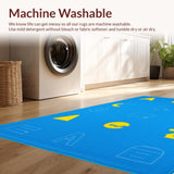 Charming Abstract Shape and Letter Fusion(Blue)