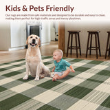 Chic Green Tiled Motif(Beige)