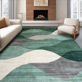 Sage Green Abstract Geometric Motif(Green)