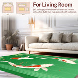 Tranquil Pastel Koi Aesthetic(Green)