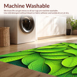 Ultra Soft Area Rug, Non Slip, Stain Resistant, Washable Area Rugs for Living Room, Bedroom, Botanical Green Monstera Leaf Bathroom Non Slip Rug(Green)