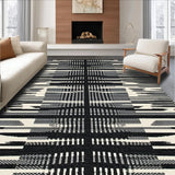 Dynamic Contemporary Zebra Artistry(Black)