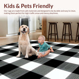 Chic Rustic Checkered Motif(Black)