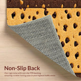 Charming Round Treat Motif Design(Beige)