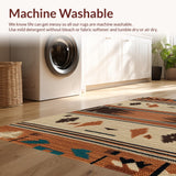 Ultra Soft Area Rug, Non Slip, Stain Resistant, Washable Area Rugs for Living Room, Bedroom, Wildlife Bass Fish Area Rug for Home Decor(Beige)