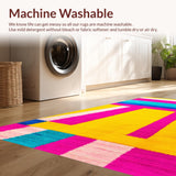 Vibrant Playful Patchwork Design(Pink)
