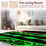 Vivid Tentacle Swirl Composition(Green)