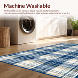 Classic Earth Toned Checker Design(Blue)