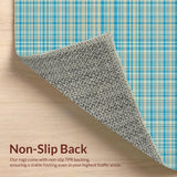 Contemporary Textured Plaid Motif(Beige)