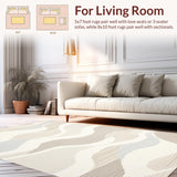 Artful Minimalist Curved Design(Beige)