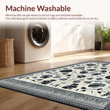 Chic Monochrome Floral Design(Ivory)