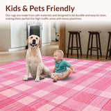 Cozy Light Pink Lattice Appeal(Pink)