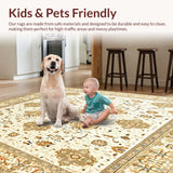 Beige Oushak Speckled Wool(Beige)