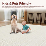 Artful Distressed Geometric Look(Beige)